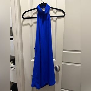 Abbeline navy halter dress